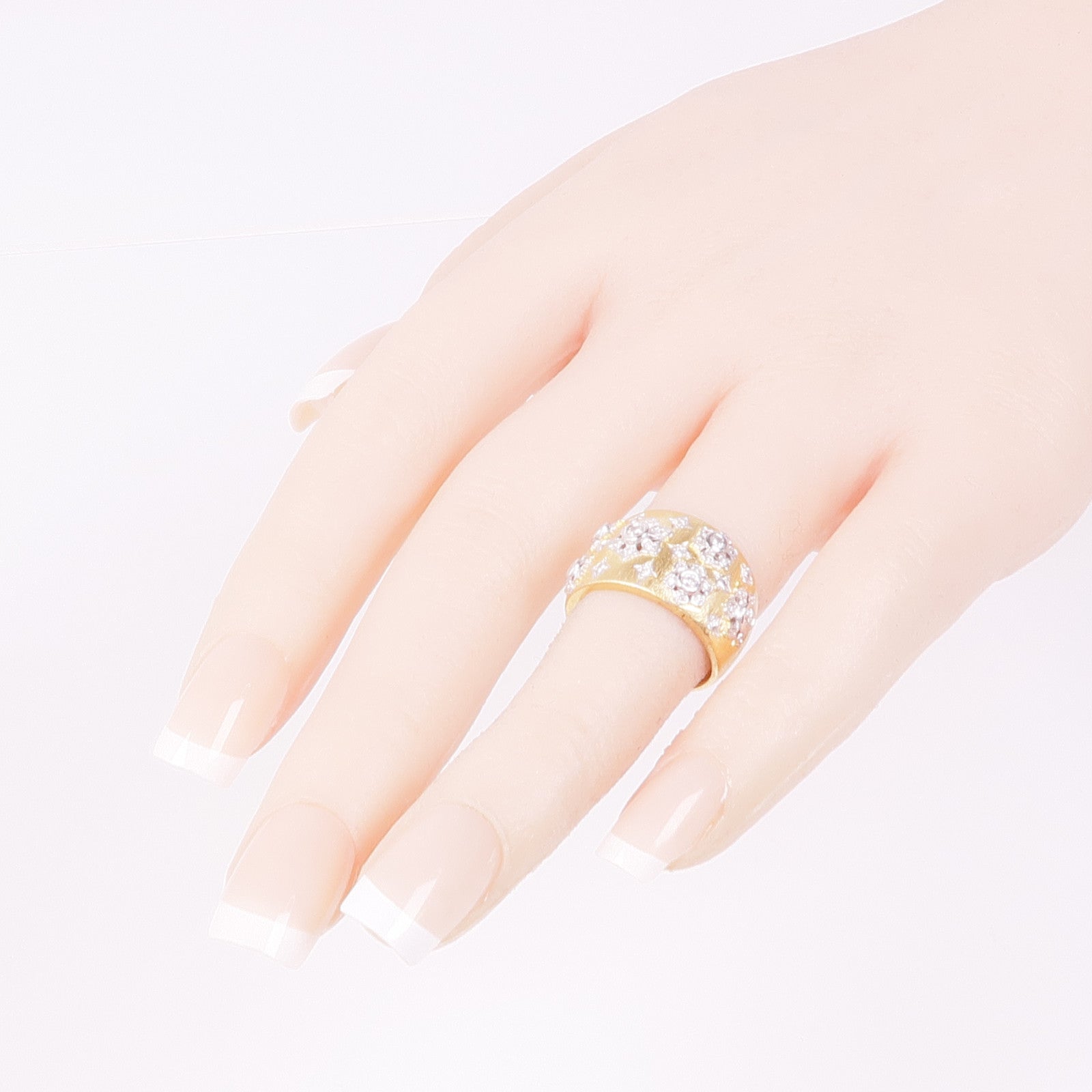 JEWELRY 18K黃金/白金Diamond Ring鑽石戒指US#5.25