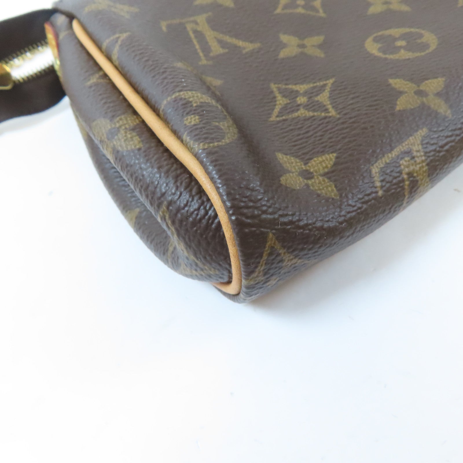 LOUIS VUITTON Monogram Eva金扣手挽肩背兩用袋啡色