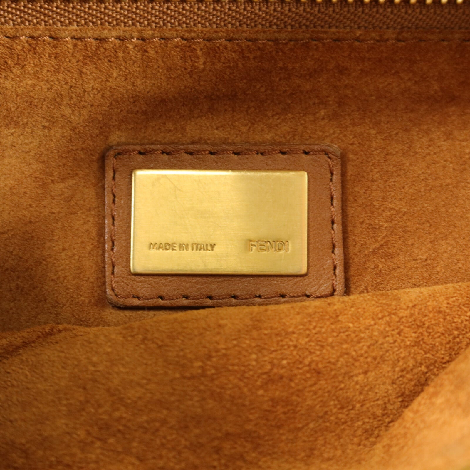 FENDI 牛皮皮革Peekaboo Regular手挽肩背兩用袋