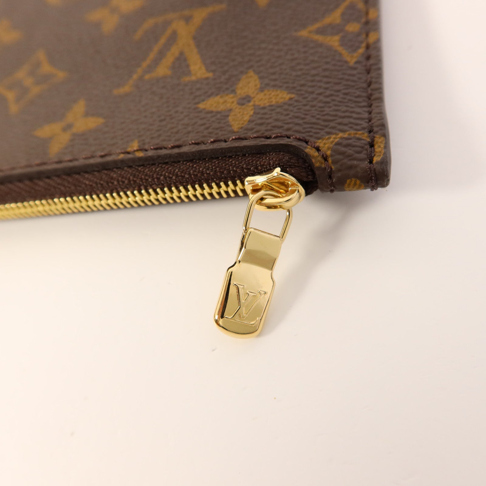 LOUIS VUITTON Monogram Neverfull GM金扣手挽袋