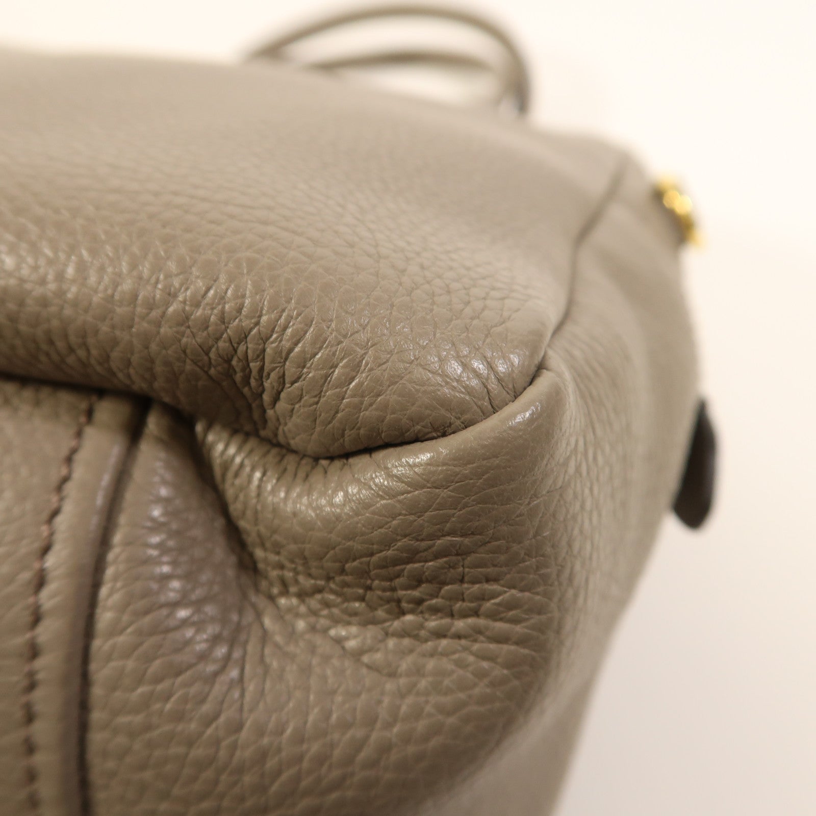 PRADA 牛皮皮革2 Way Shoulder金扣手挽肩背兩用袋