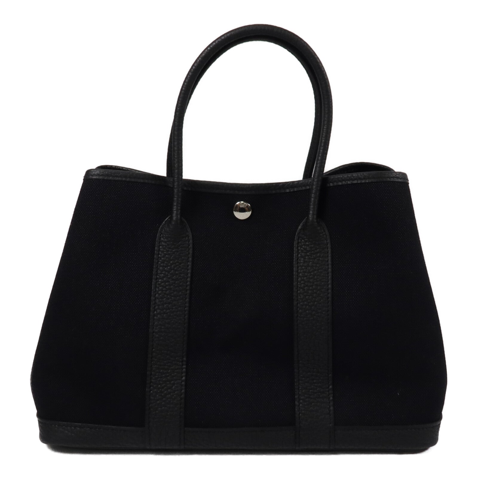 HERMES 帆布Garden Party TPM手挽袋Noir