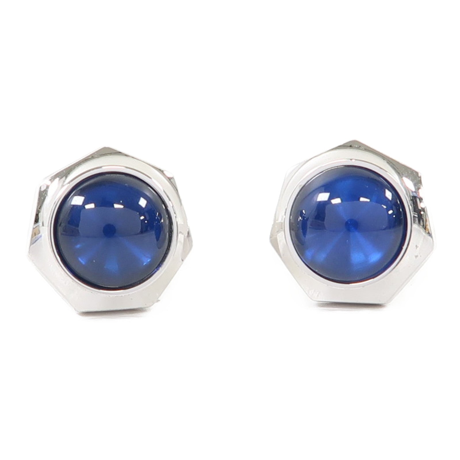 CARTIER 925純銀Cuff Links袖扣藍色