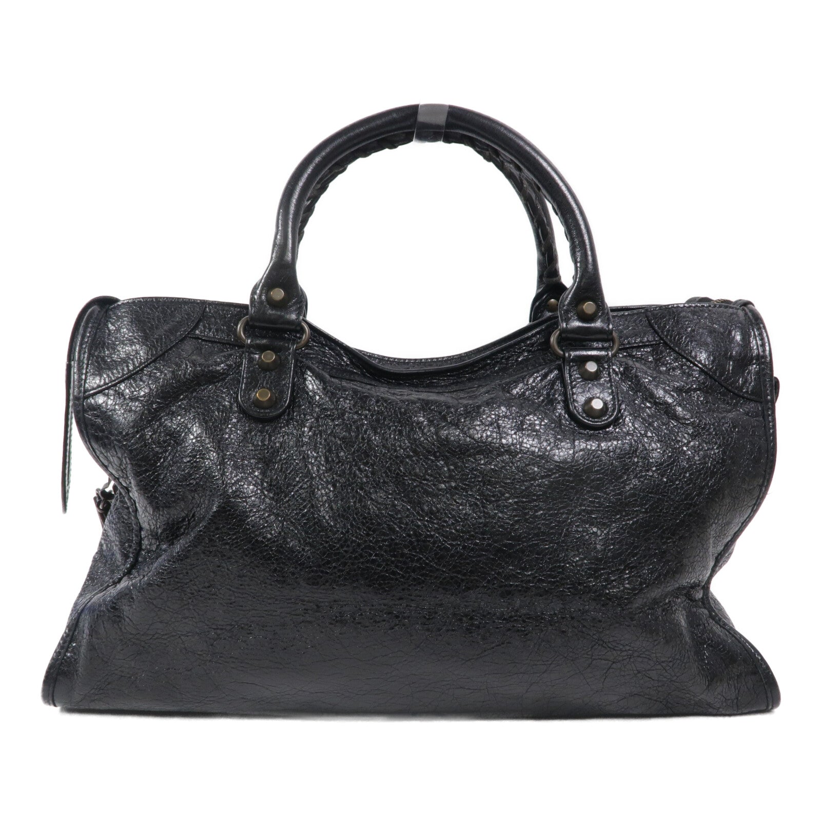 BALENCIAGA 羊皮皮革City手挽肩背兩用袋