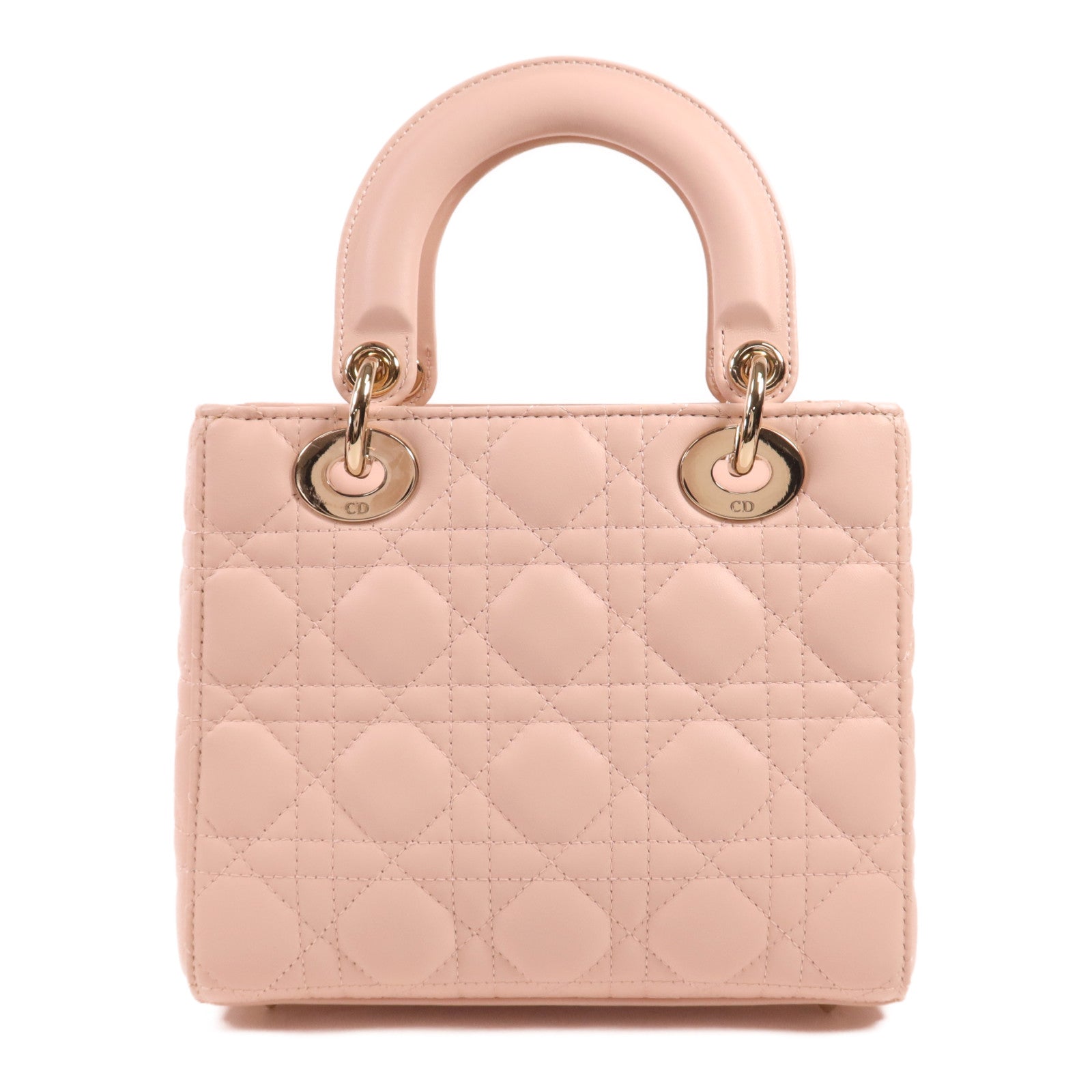 Dior 羊皮皮革Lady Dior My ABC Dior金扣手挽肩背兩用袋