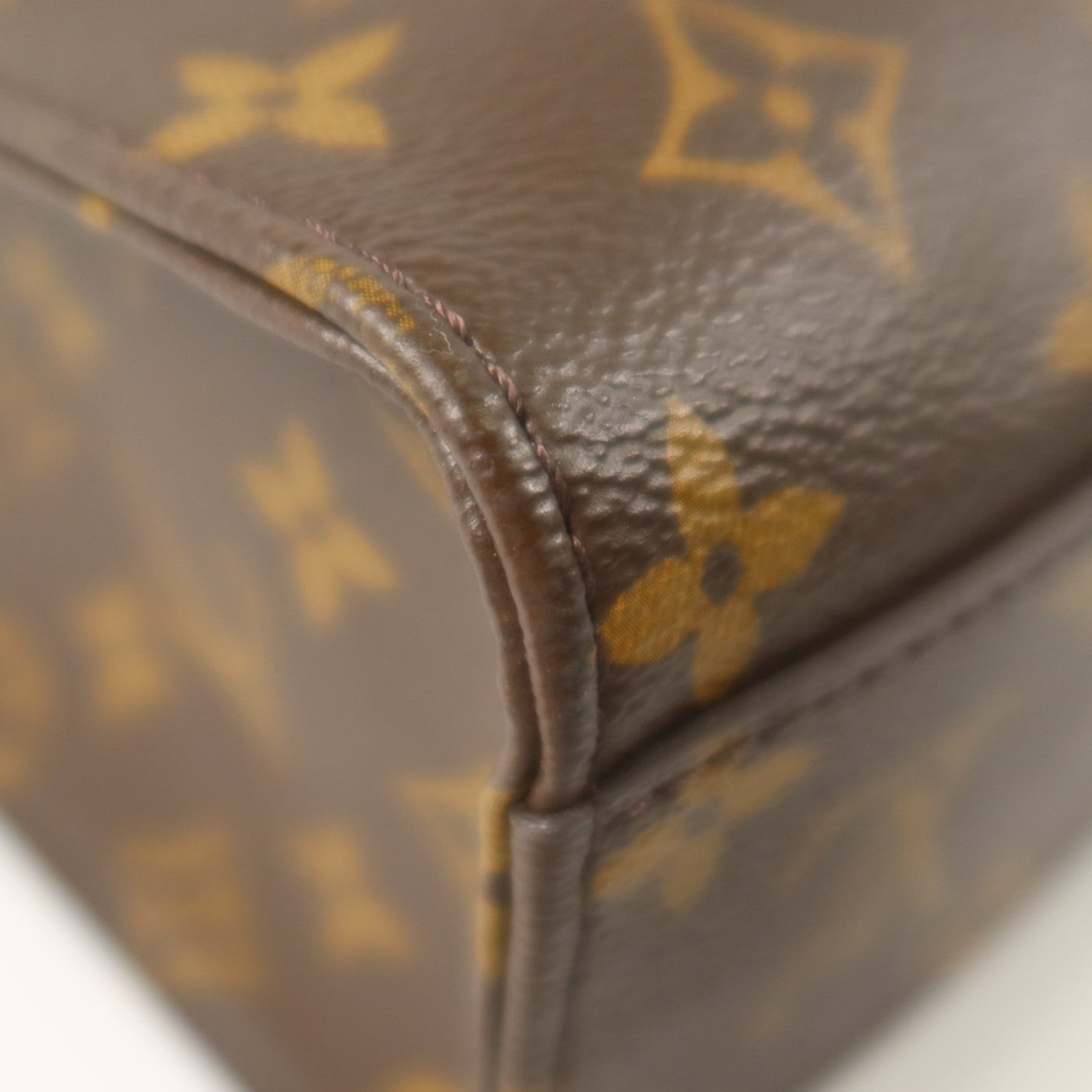 LOUIS VUITTON Monogram Sac Plat PM金扣手挽肩背兩用袋