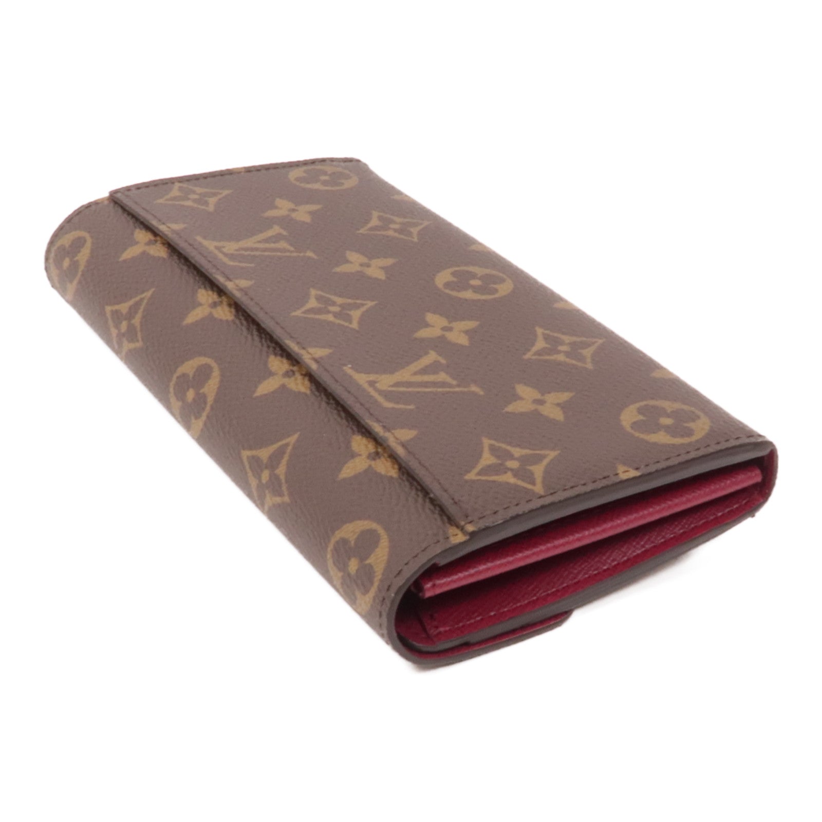 LOUIS VUITTON Monogram Sarah金扣長錢包
