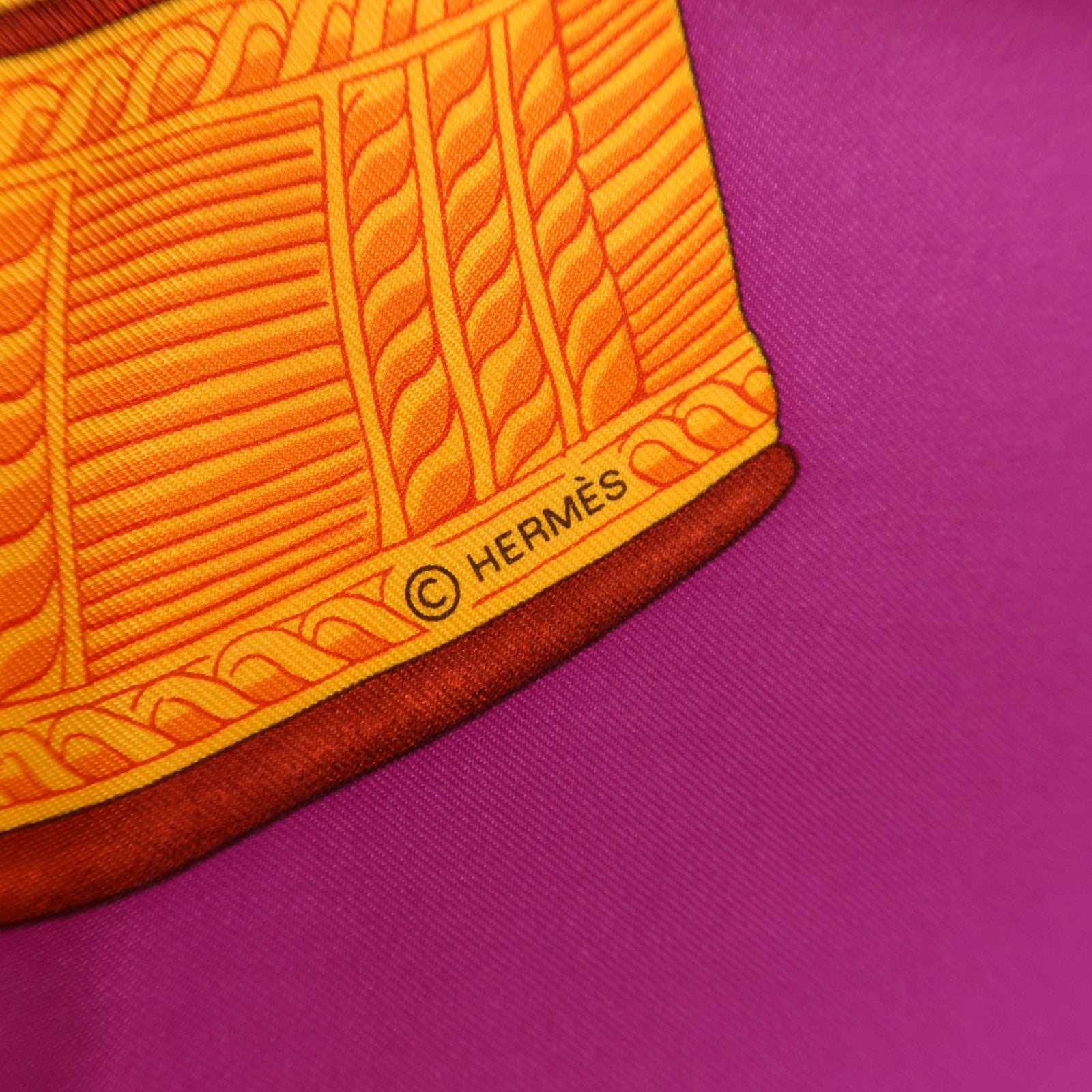 HERMES 絲質Scarf 90X90絲巾