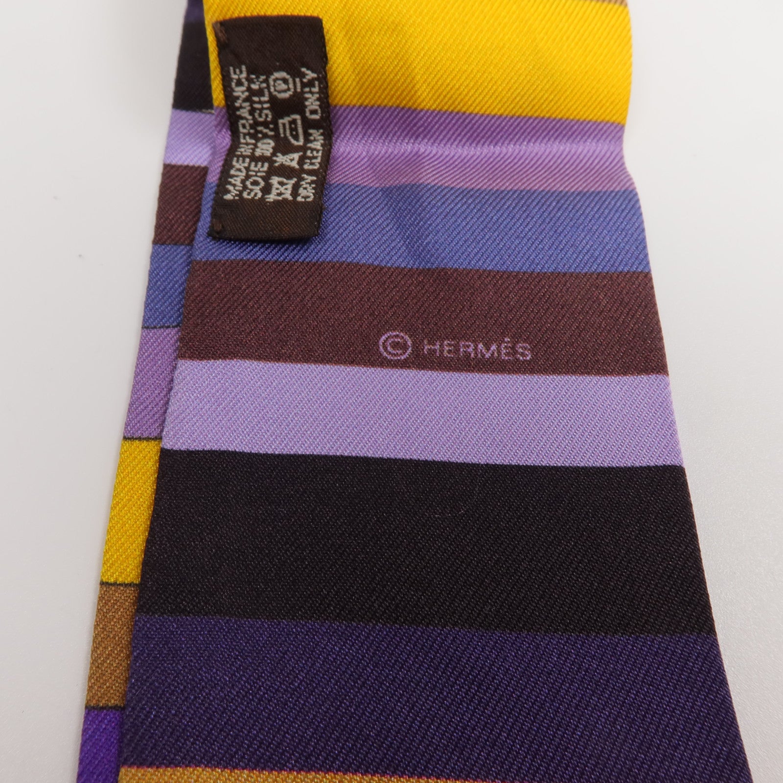 HERMES 絲質Twilly絲巾