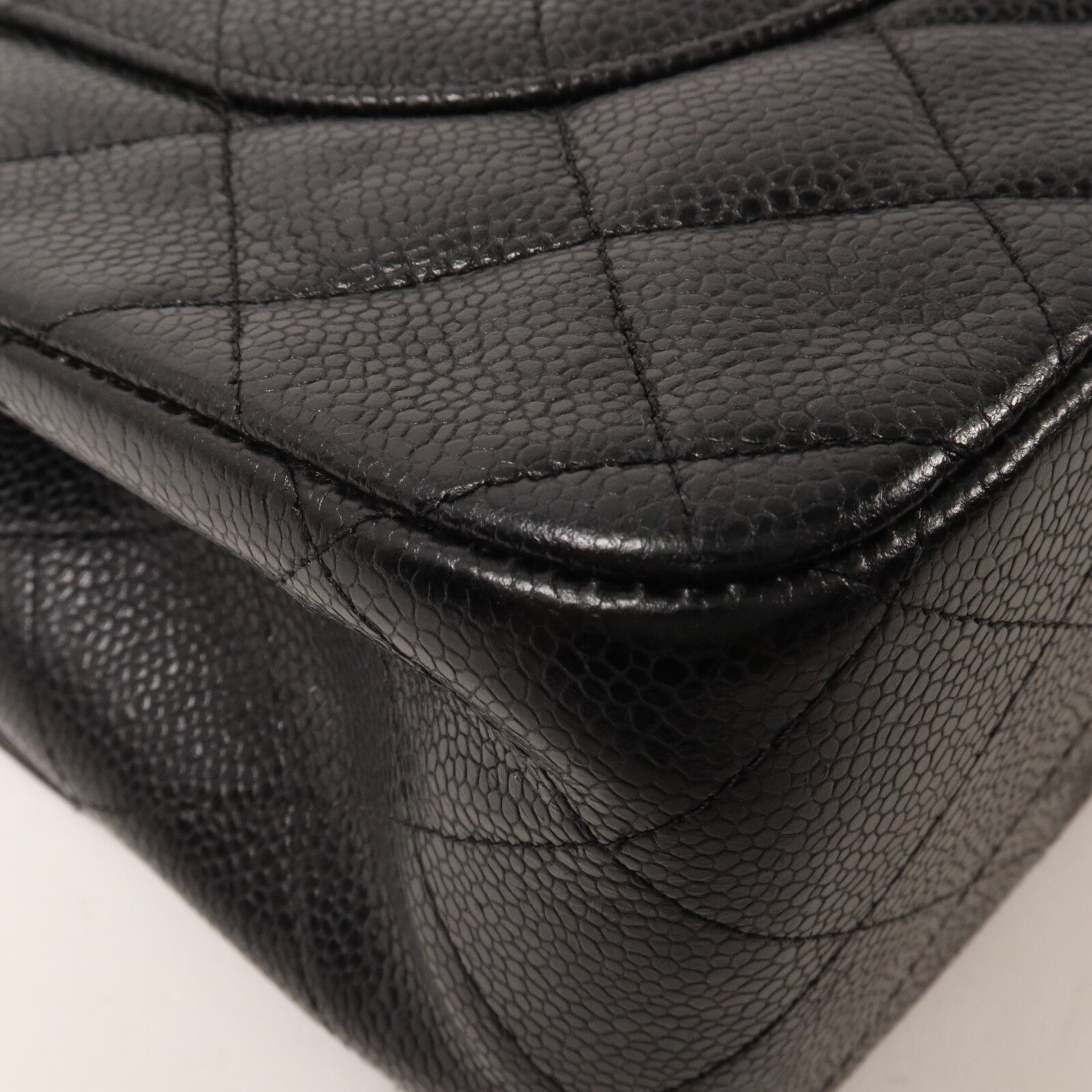 CHANEL 牛皮皮革Large Classic鏈帶肩背袋
