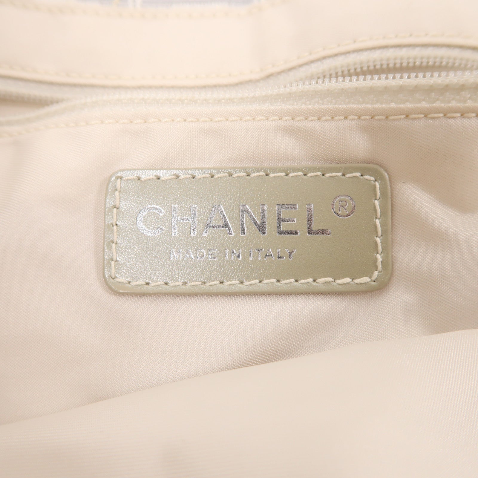 CHANEL 尼龍Tote Bag銀扣手挽袋