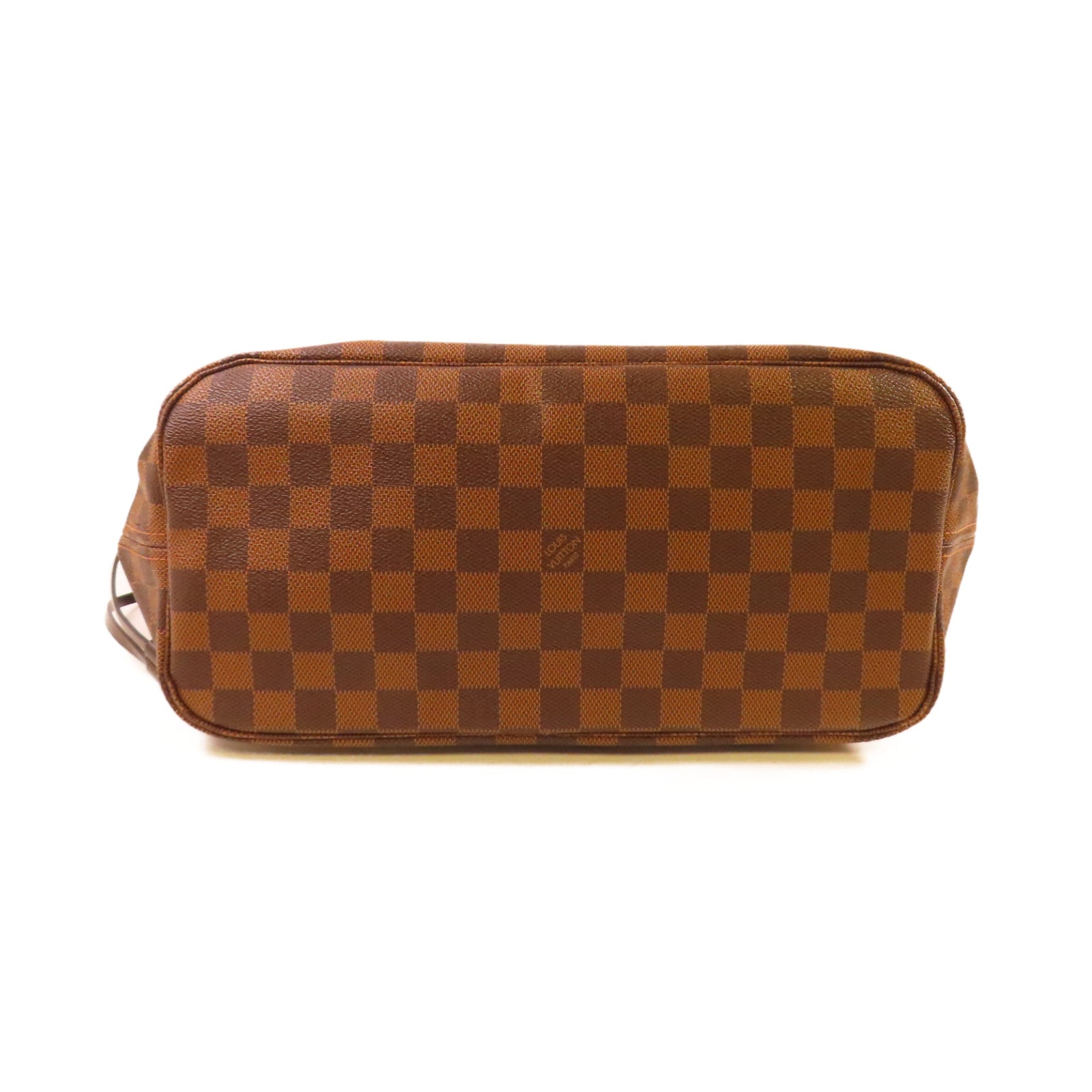 LOUIS VUITTON Damier Ebene Neverfull MM Tote Bag金扣肩背袋啡色