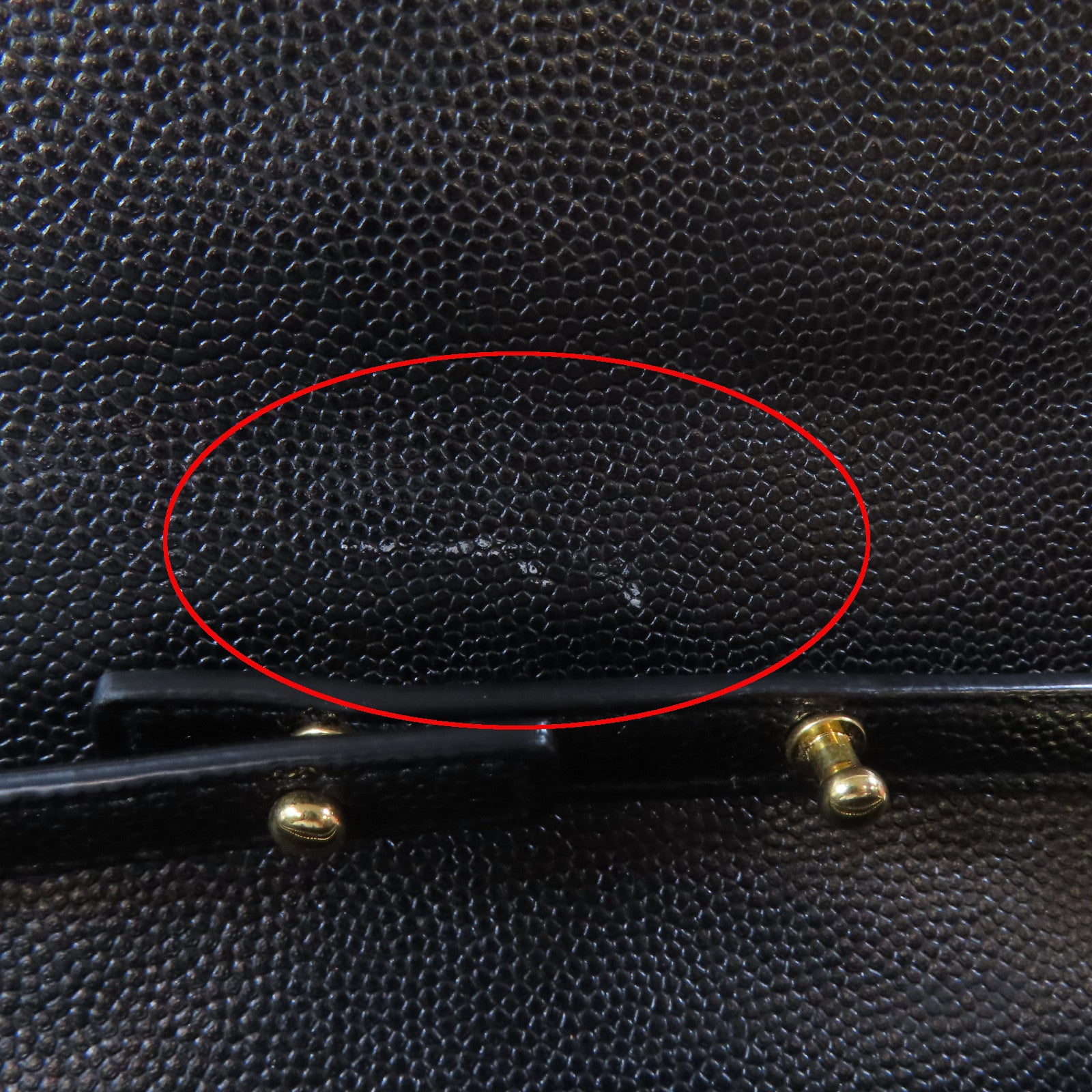SAINT LAURENT 斜紋牛皮皮革Cassandre Envelope Chain Wallet金扣肩背袋黑色