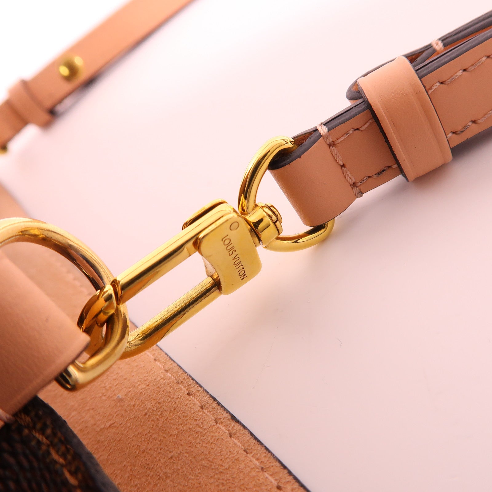 LOUIS VUITTON Damier NeoNoe金扣肩背袋