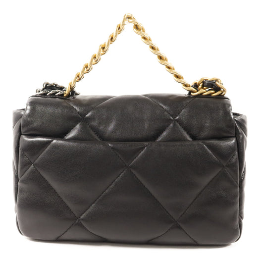 CHANEL 羊皮皮革Chanel 19 Small金扣手挽肩背兩用袋