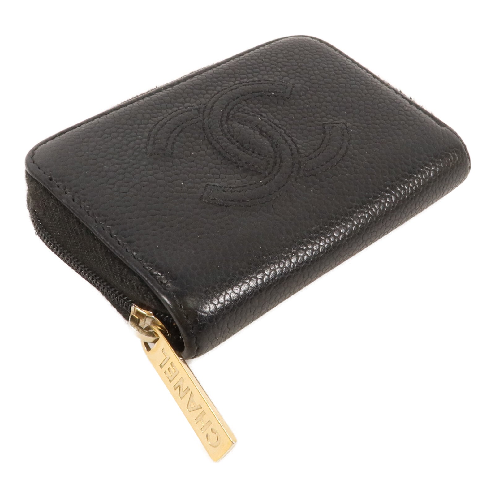 CHANEL 牛皮皮革Zipper Card Case卡片套