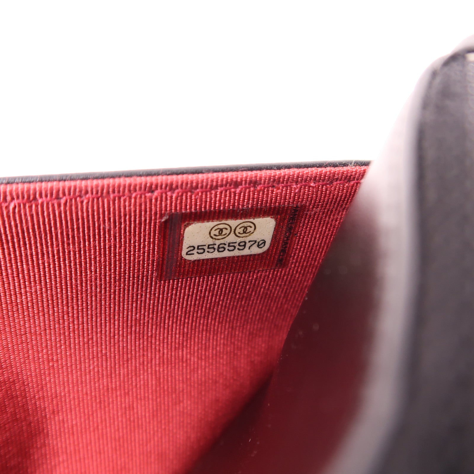 CHANEL 羊皮皮革Gabrielle Woc銀扣鏈帶肩背袋