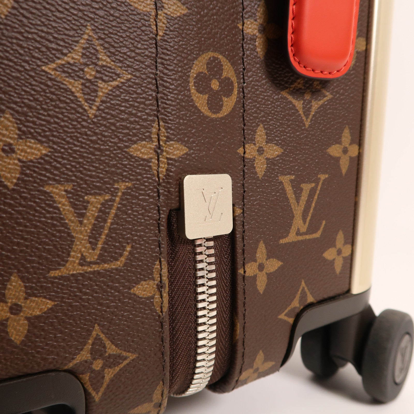 LOUIS VUITTON Monogram/金屬Horizon 55銀扣行李箱