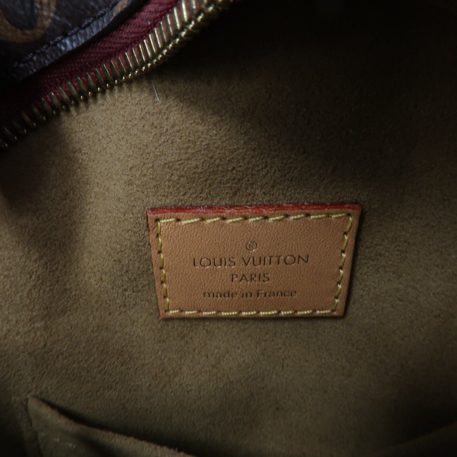LOUIS VUITTON Monogram Boite Chapeau Souple金扣肩背袋啡色
