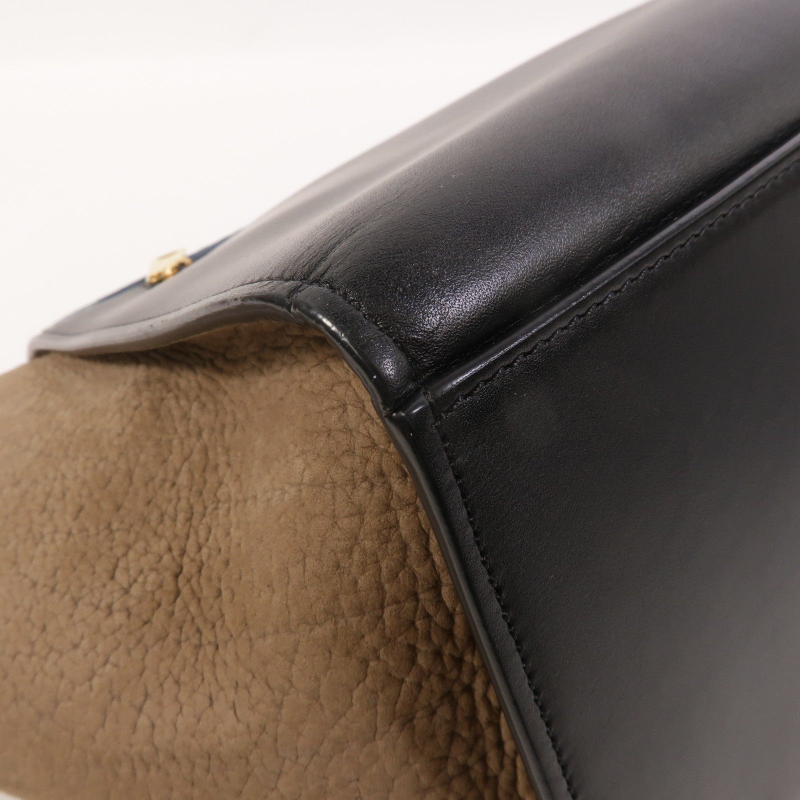 CELINE 牛皮皮革Trapeze手挽肩背兩用袋