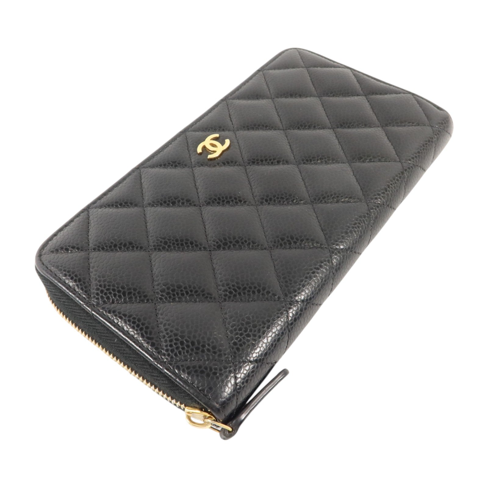 CHANEL 牛皮皮革Zipper Long Wallet長錢包