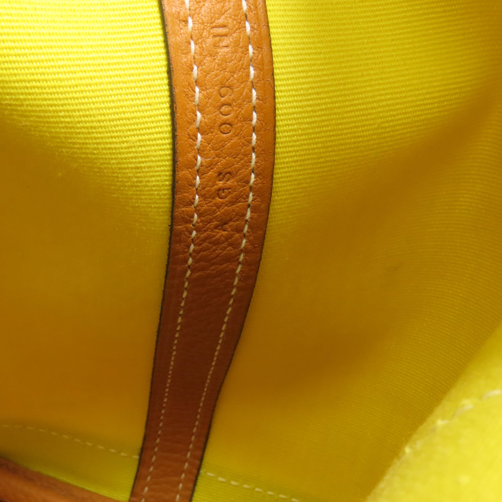 HERMES 帆布Garden Party TPM銀扣手挽袋Lime
