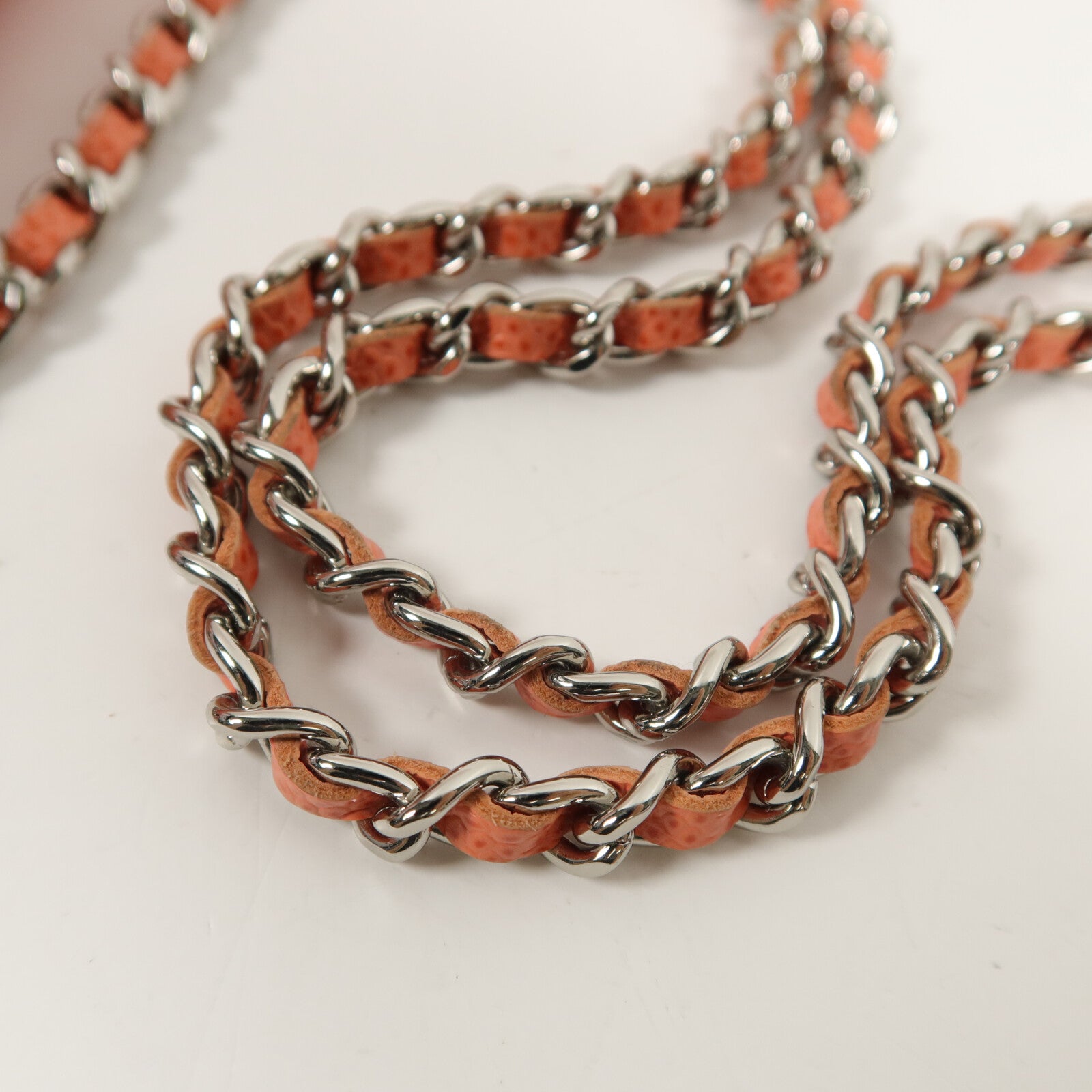 CHANEL 牛皮皮革Chain Shoulder鏈帶肩背袋