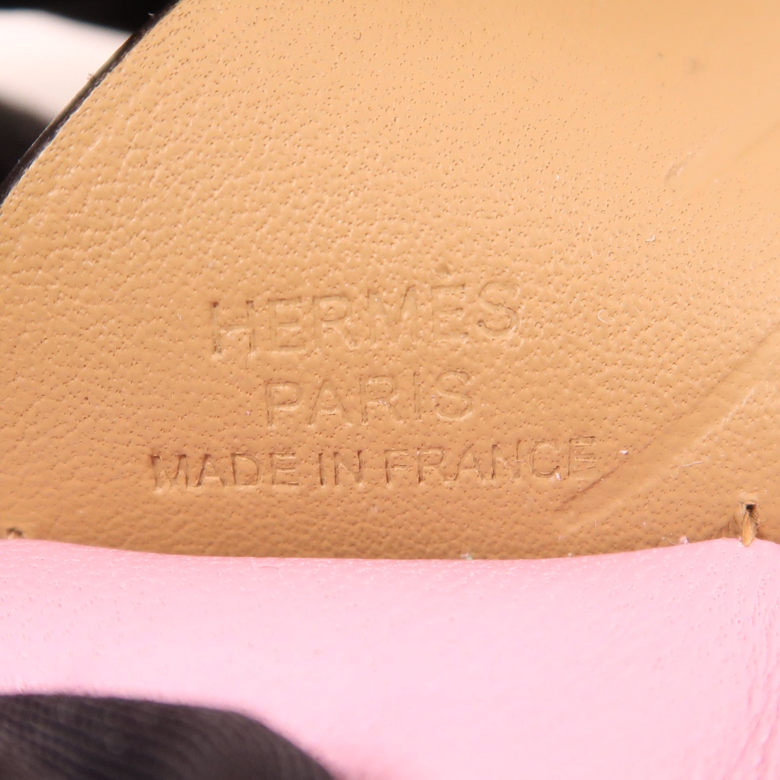 HERMES Milo皮革Rodeo Pegase PM掛飾Mauve Sylvestre
