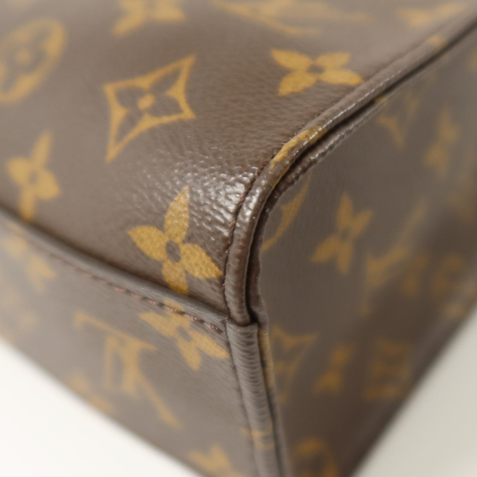 LOUIS VUITTON Monogram Sac Plat PM金扣手挽肩背兩用袋