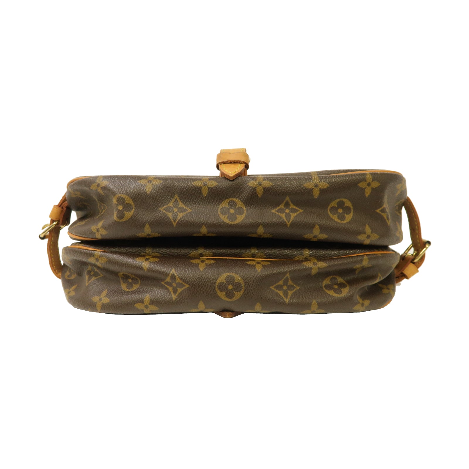 LOUIS VUITTON 【激減優惠】Monogram Saumur 30金扣肩背袋啡色
