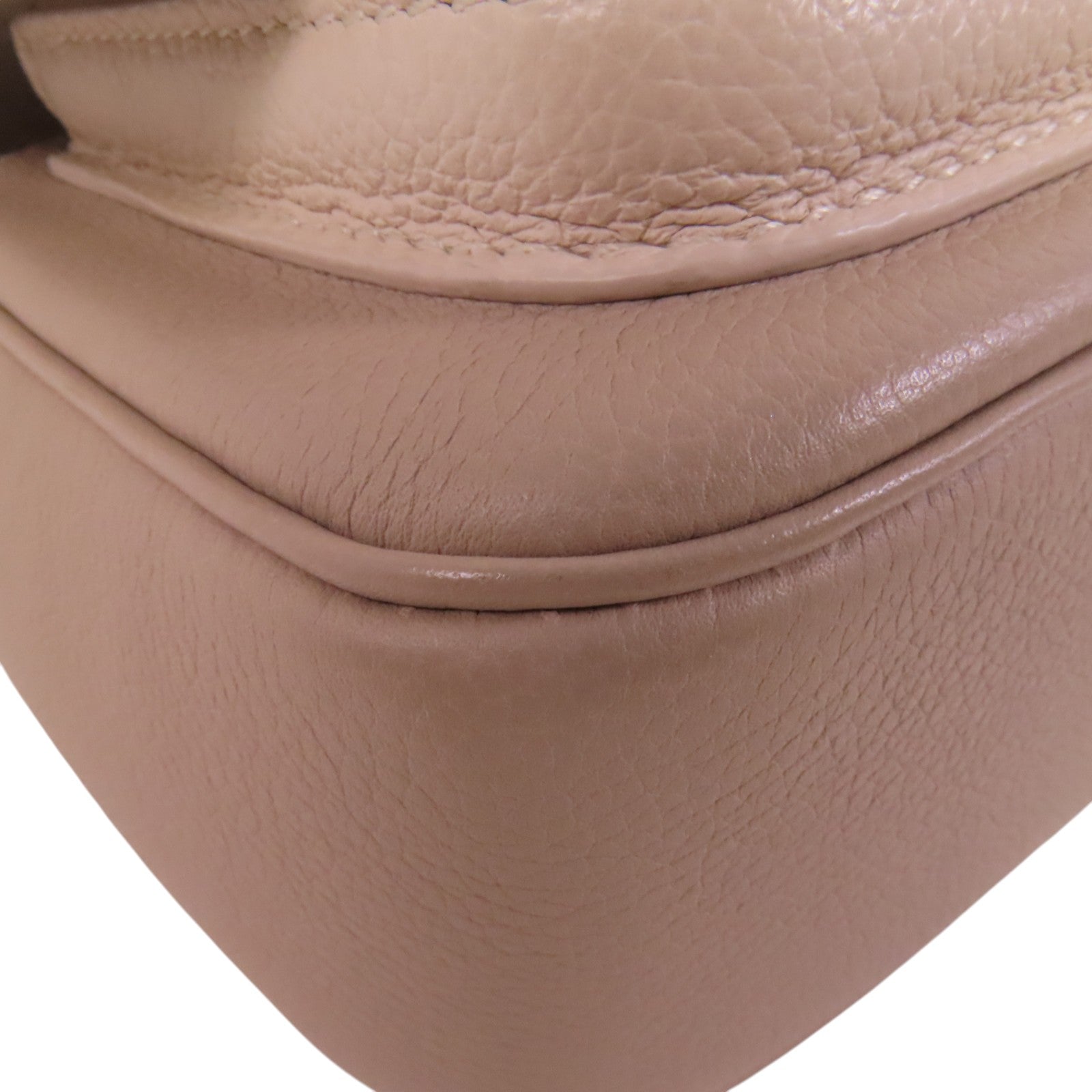 LOUIS VUITTON Greige Lockme Tender金扣肩背袋