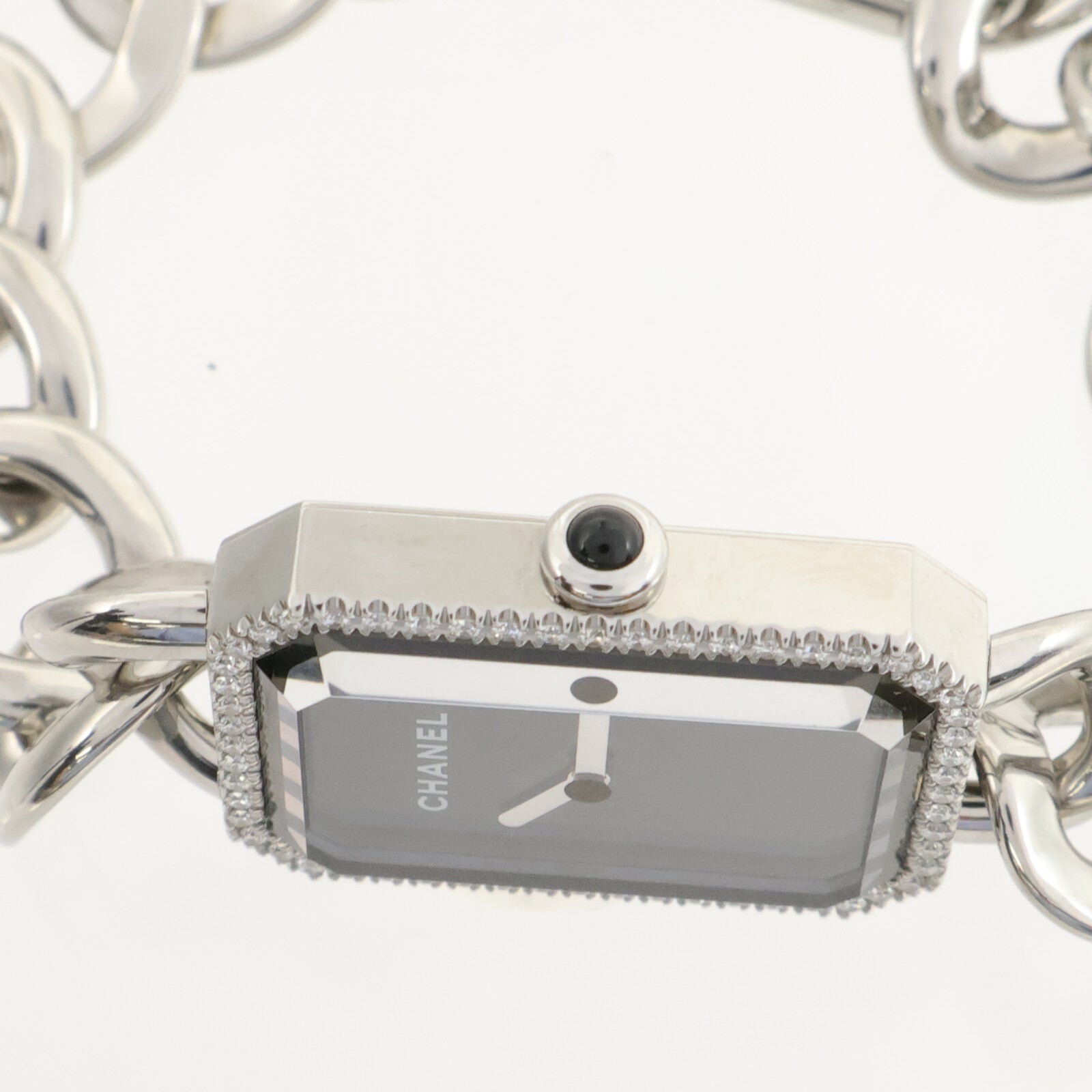 CHANEL Premiere Gourmette Chain Watch H7020