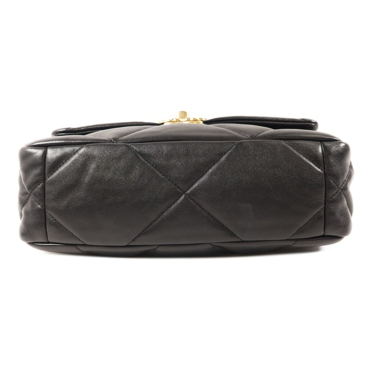 CHANEL 羊皮皮革Chanel 19 Small金扣手挽肩背兩用袋