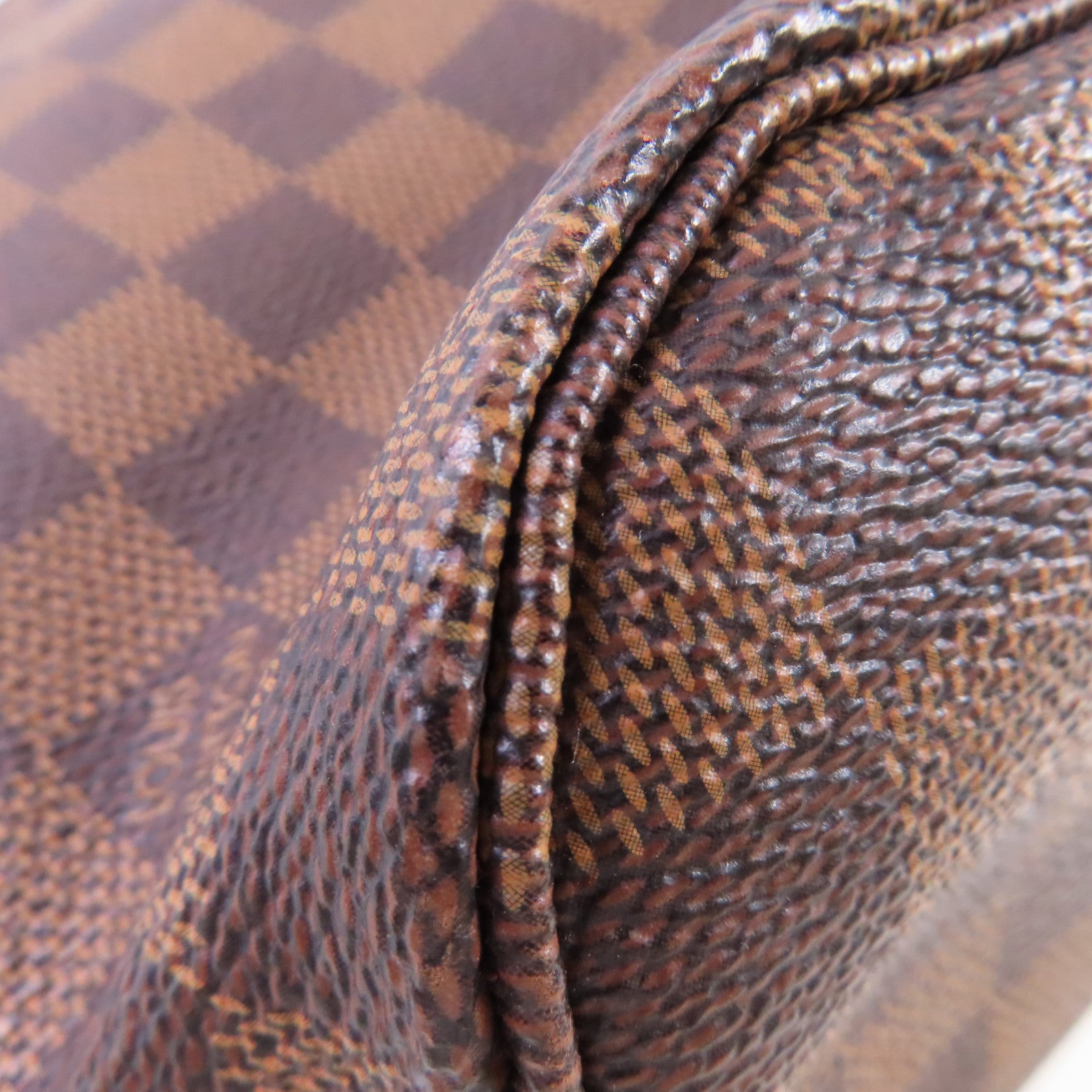 LOUIS VUITTON Damier Ebene Neverfull MM Tote Bag金扣肩背袋啡色
