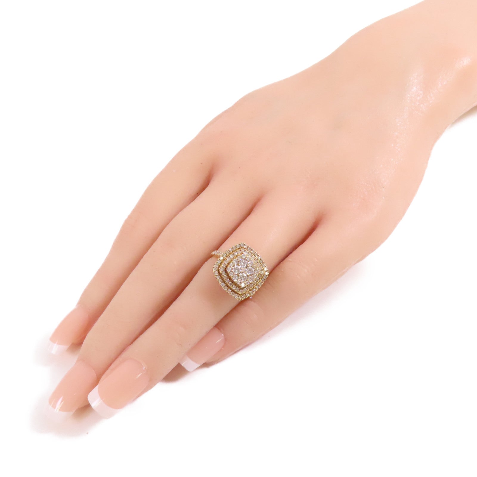 JEWELRY 【激減優惠】18K黃金/鑽石Diamond Ring戒指US#4
