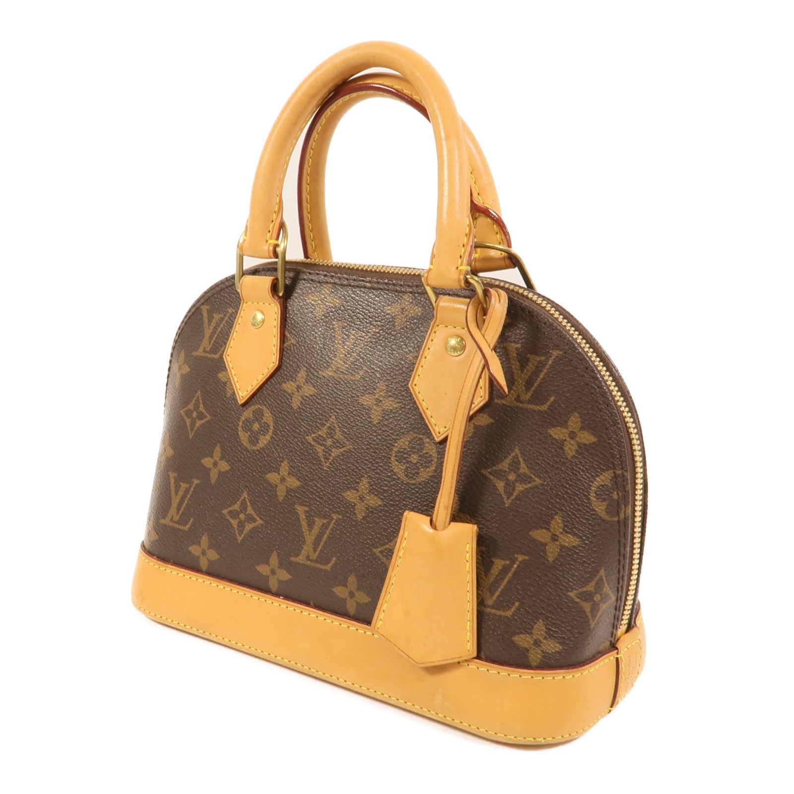 LOUIS VUITTON Monogram Alma BB金扣手挽肩背兩用袋