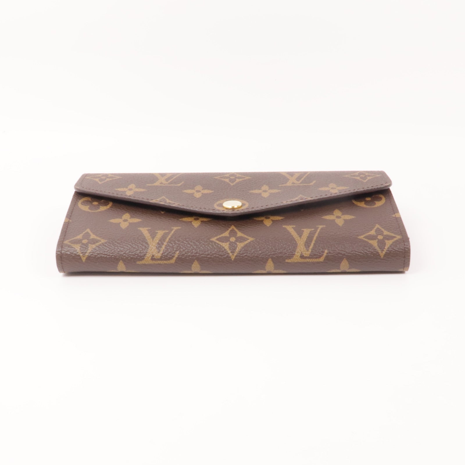 LOUIS VUITTON Monogram Sarah金扣長錢包