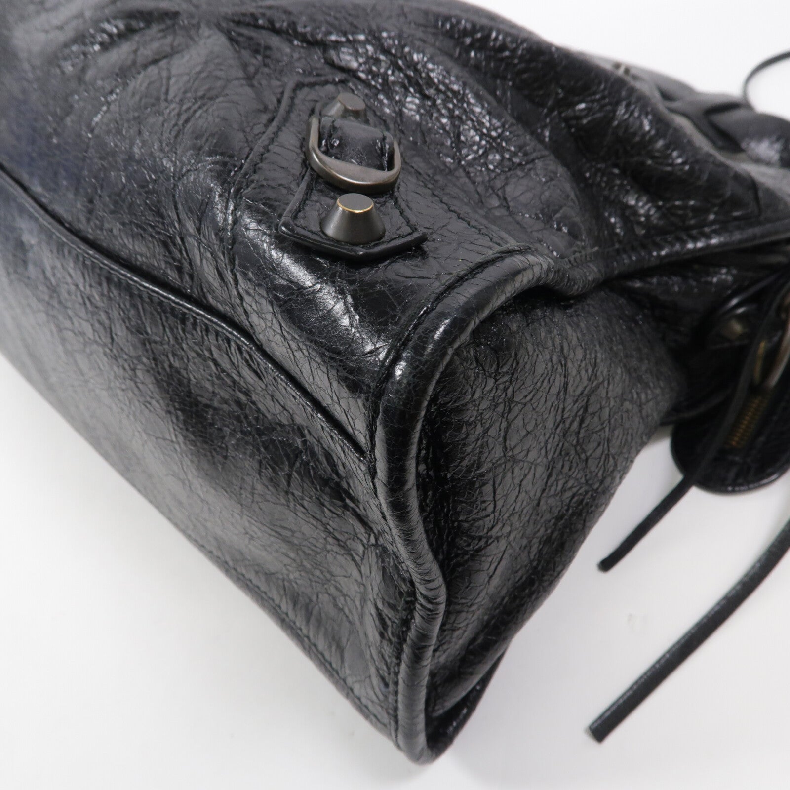 BALENCIAGA 羊皮皮革City手挽肩背兩用袋