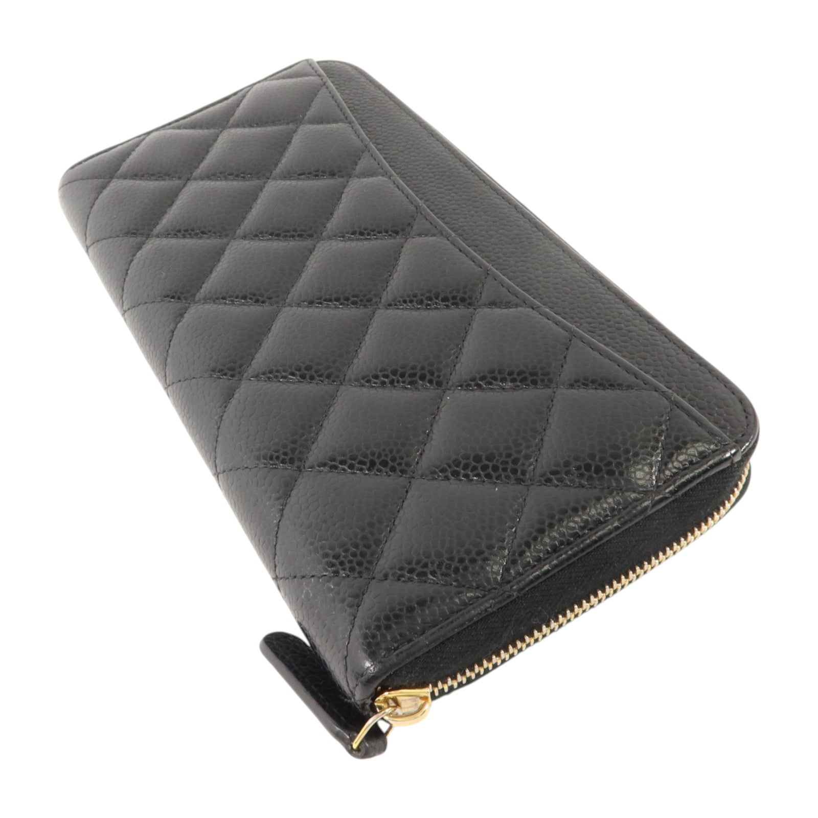 CHANEL 牛皮皮革Zipper Long Wallet長錢包