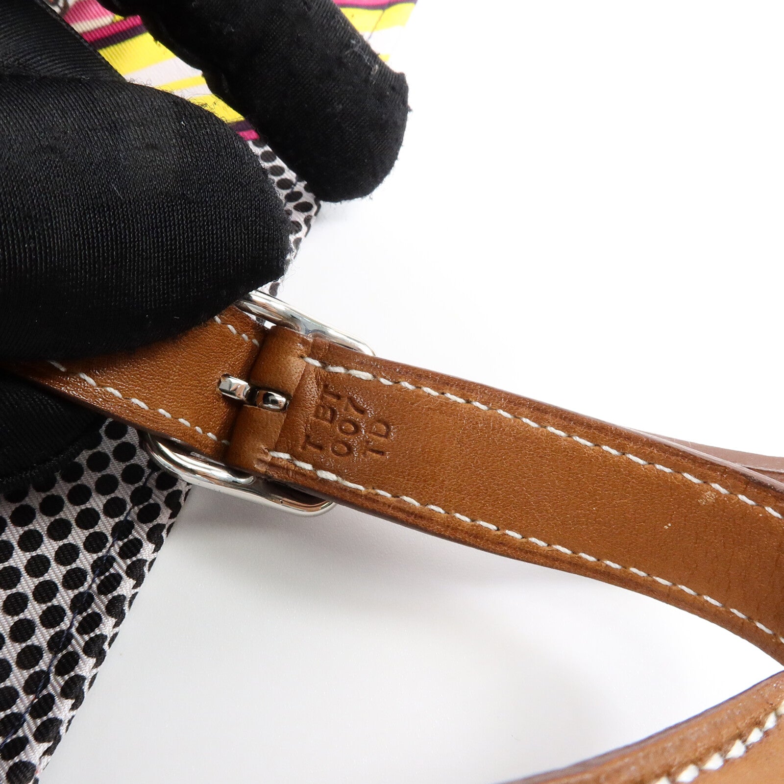 HERMES 絲質Silk City 33肩背袋