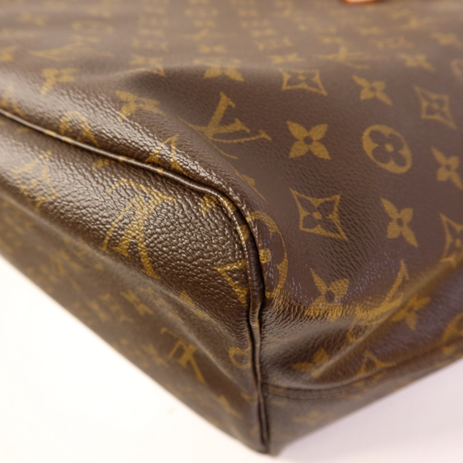 LOUIS VUITTON Monogram Neverfull GM金扣手挽袋