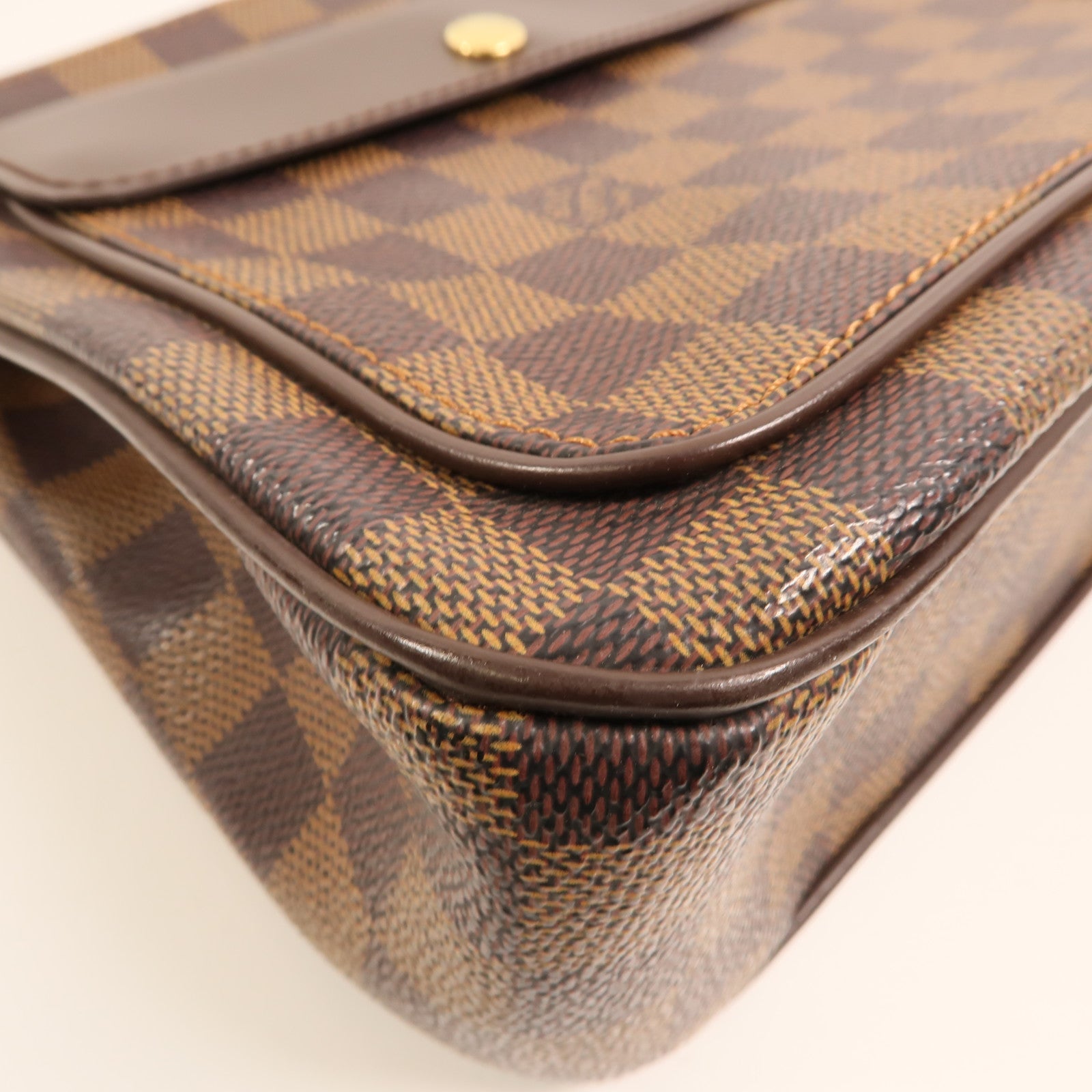LOUIS VUITTON Damier Aubagne金扣肩背袋