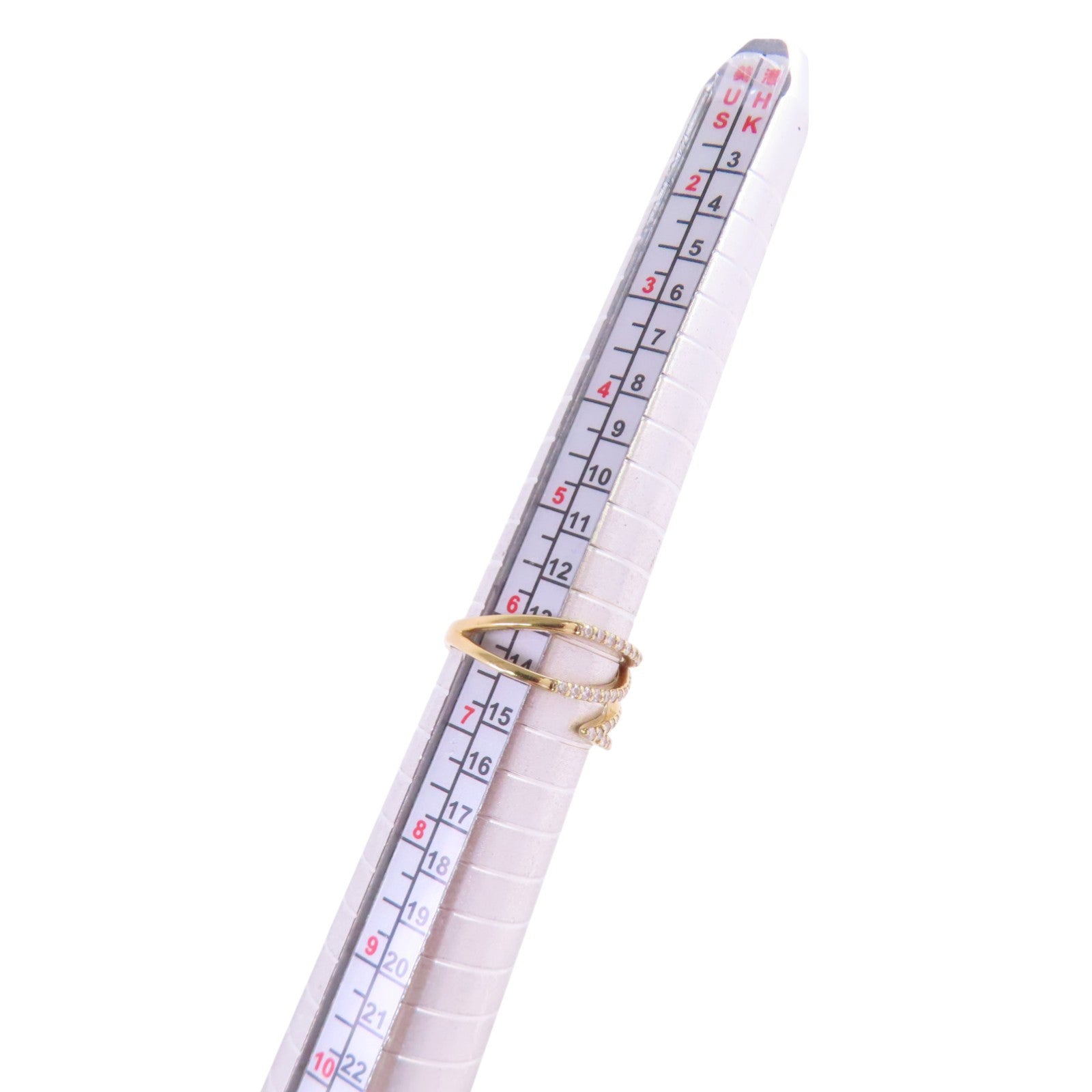 JEWELRY 18K黃金/鑽石Diamond Ring戒指US#6.25
