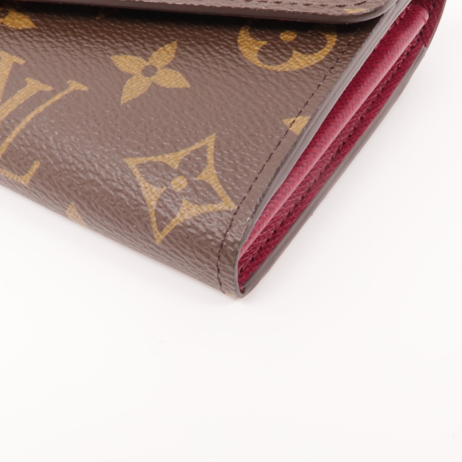 LOUIS VUITTON Monogram Sarah金扣長錢包