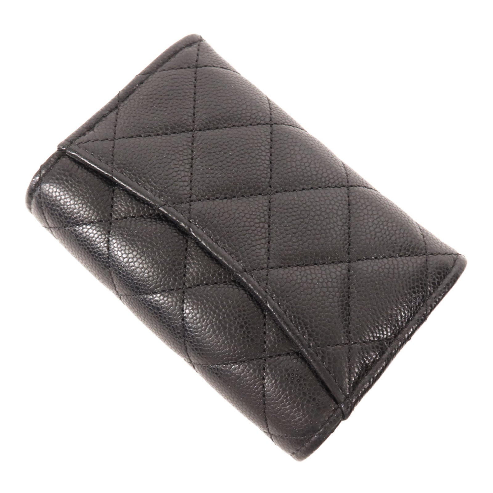 CHANEL 牛皮皮革Card Case金扣卡片套