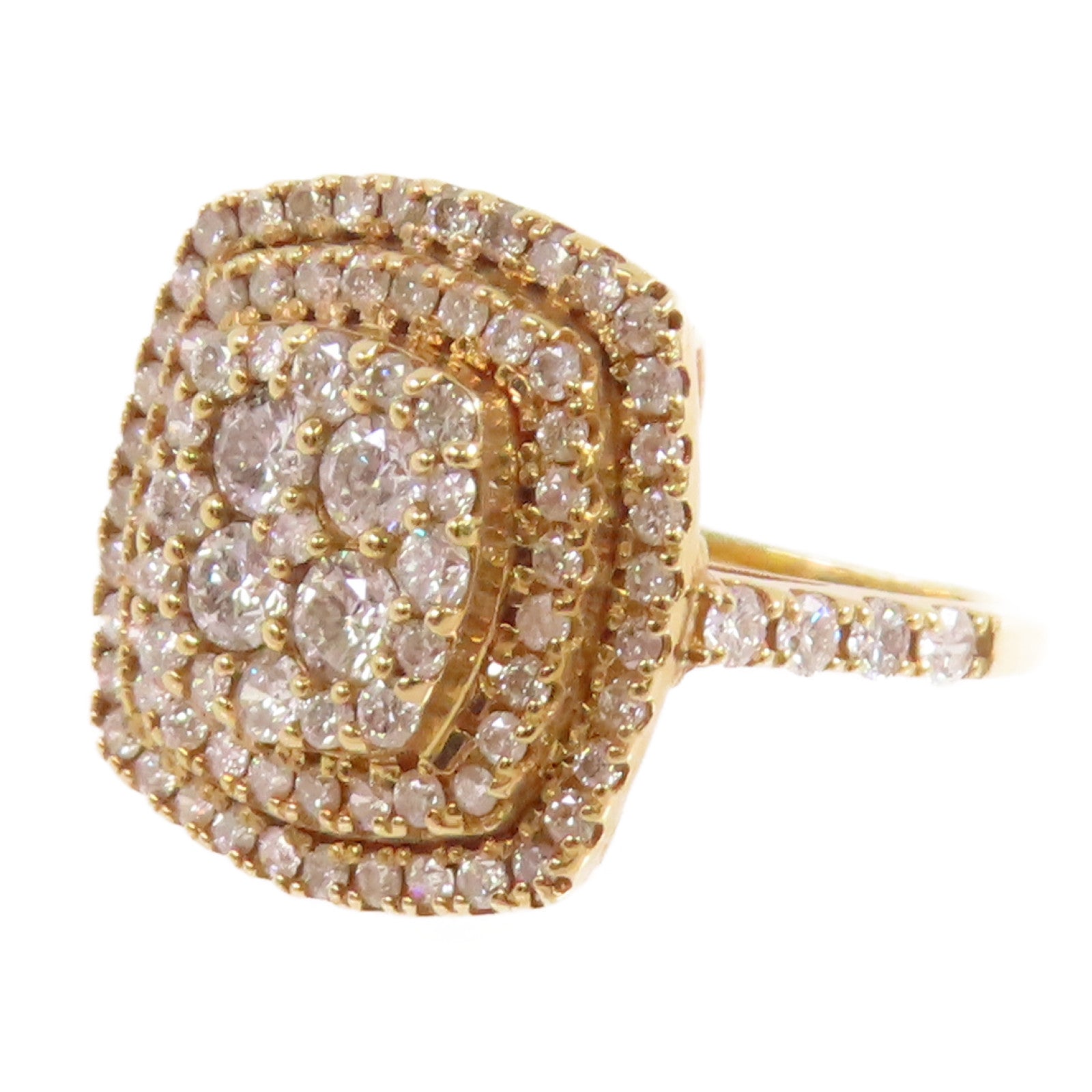JEWELRY 【激減優惠】18K黃金/鑽石Diamond Ring戒指US#4