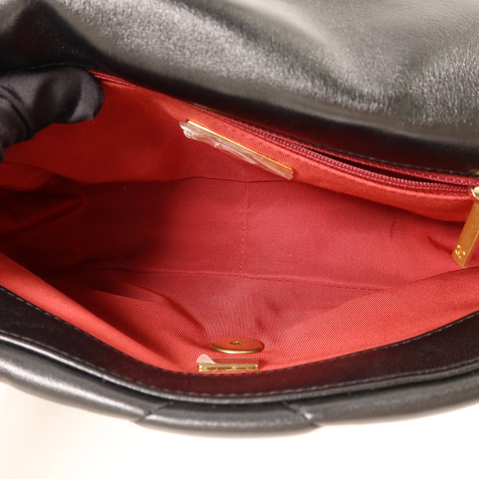 CHANEL 羊皮皮革Chanel 19 Small金扣手挽肩背兩用袋