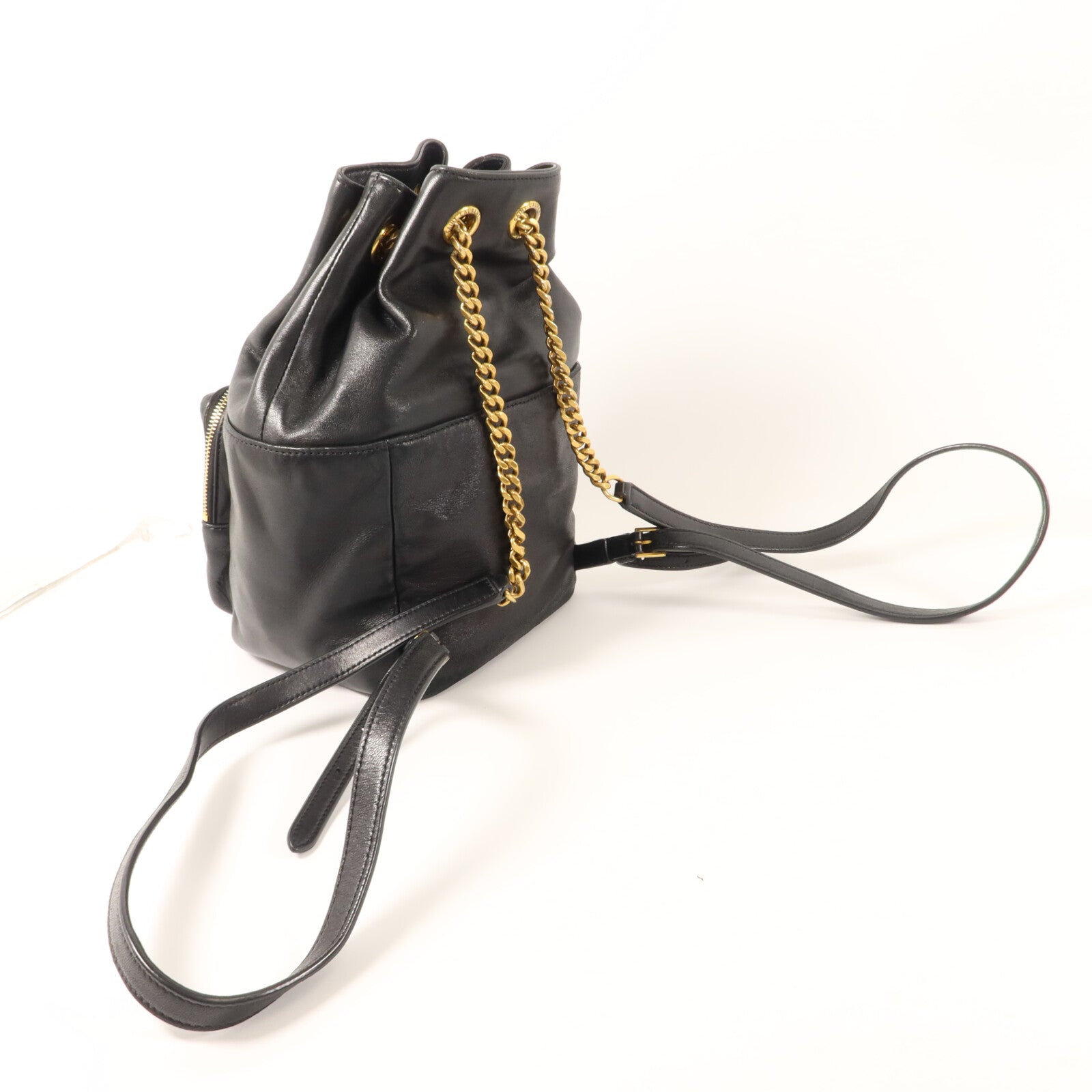SAINT LAURENT 羊皮/麂皮皮革Jamie Backpack背包