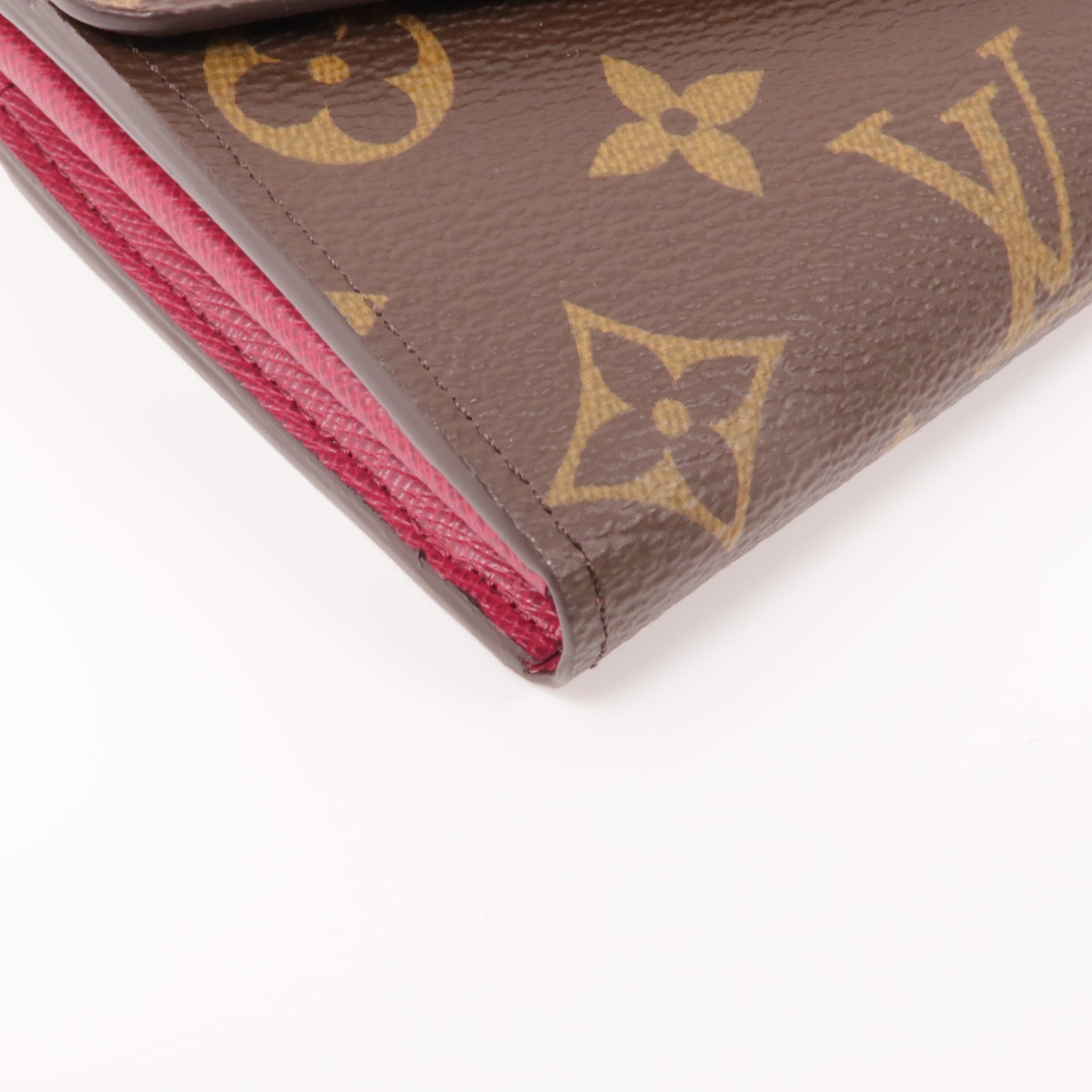 LOUIS VUITTON Monogram Sarah金扣長錢包