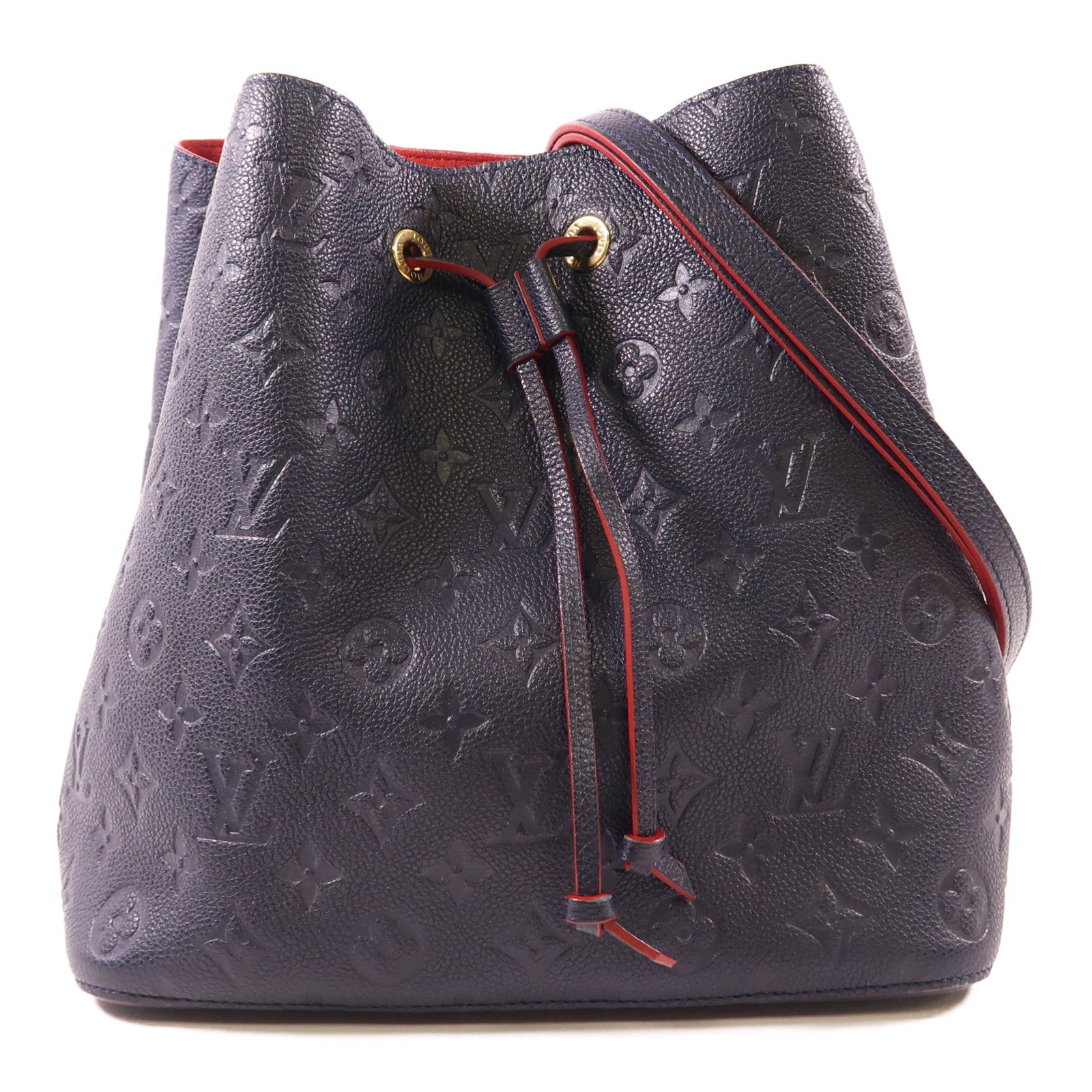 LOUIS VUITTON Monogram Empreinte Neo Noe MM金扣手挽肩背袋